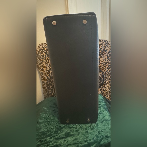 kate spade Black Logo Leather Tote - Picture 6 of 6